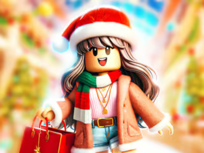 Гульня Галаваломка: калядны гандлёвы цэнтр Roblox  онлайн