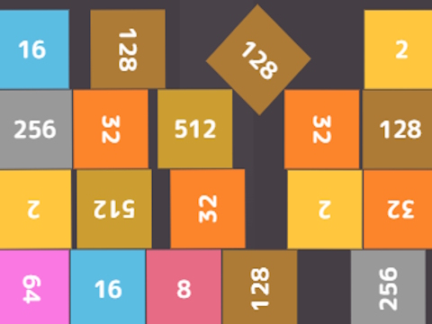 Гульня 2048 кубоў  онлайн