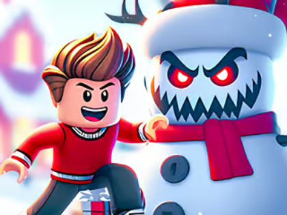 Гульня Галаваломка Jigsaw: Roblox Snowball Battle онлайн