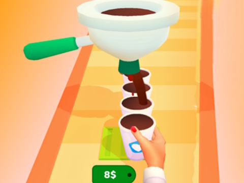 Гульня Кава Run 3D  онлайн