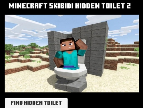 Гульня MiniCraft Skibidi Hidden Touhern. 2  онлайн