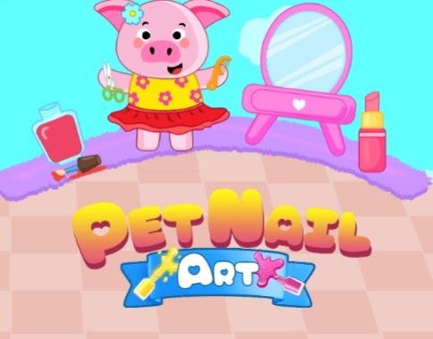 Гульня At Pet Nail Art  онлайн