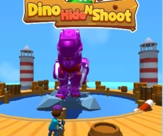 Гульня Dino Hide n Shoot онлайн