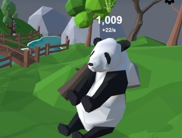 Гульня Pandaclicker онлайн