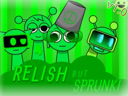 Гульня Sprunki Relish онлайн