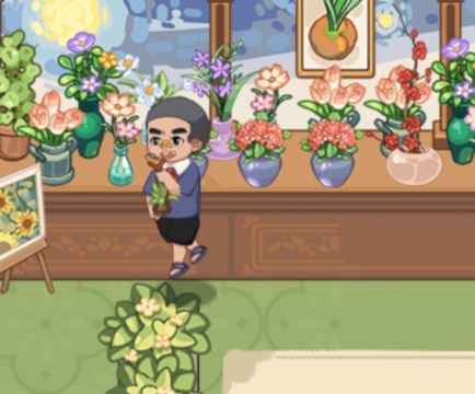 Гульня Mart Puzzle Flower Match онлайн