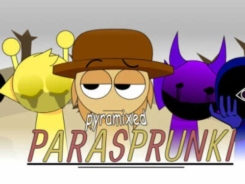 Гульня Parasprunki pyramixed онлайн