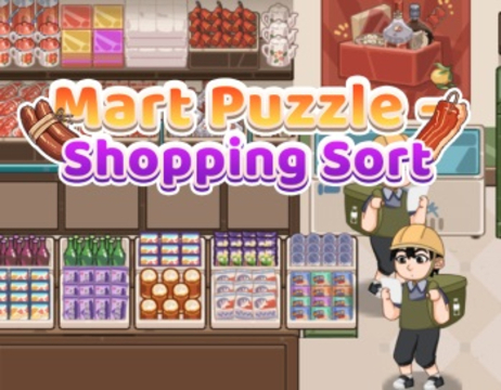 Гульня Mart Puzzle Sort Sort  онлайн