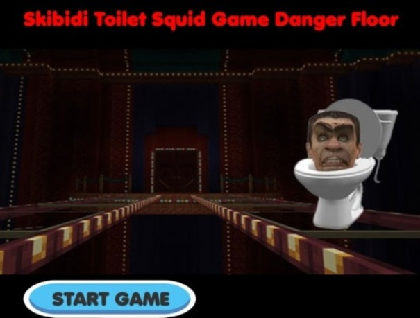 Гульня Skibidi Touherhet Squid Game Dranger Floor  онлайн