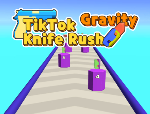 Гульня Tiktok Gravity Knife Rush онлайн