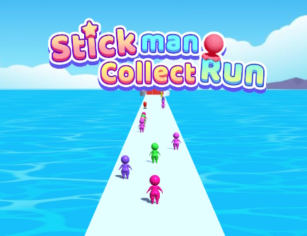Гульня Stickman Collect Run онлайн