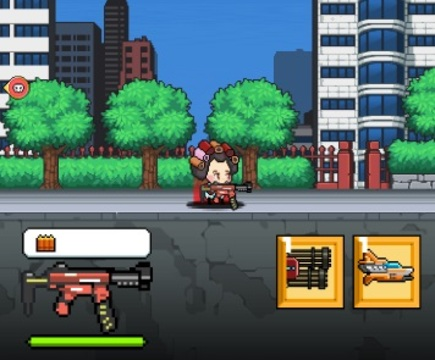 Гульня Mecha Shoot Pixel RPG онлайн