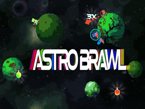 Гульня Astro Brawl онлайн