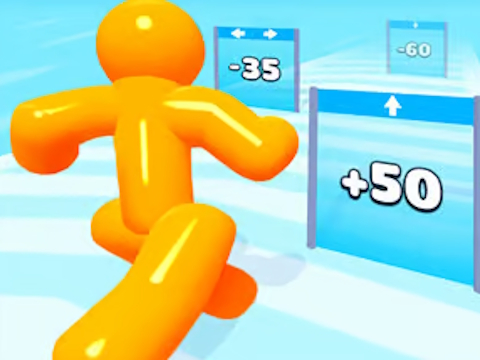 Гульня Жэле Dash 3D  онлайн