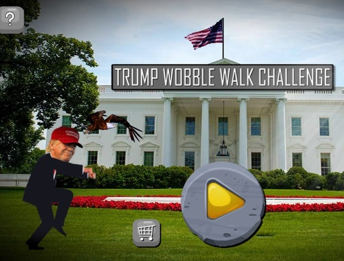 Гульня Трамп Wobble Walk Challenge  онлайн