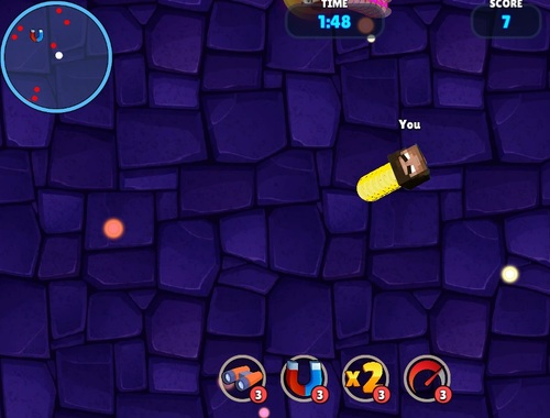 Гульня Game Worm Minecraft Squid. IO  онлайн