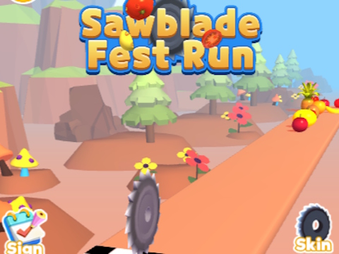 Гульня SawBlade Fest Run онлайн