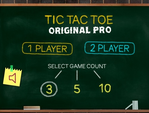 Гульня Tic Tac Toe Арыгінальны прафесіянал онлайн