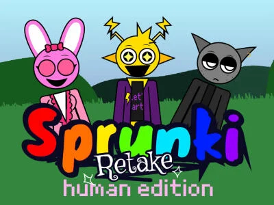 Гульня Sprunki Retake: Human Edition онлайн