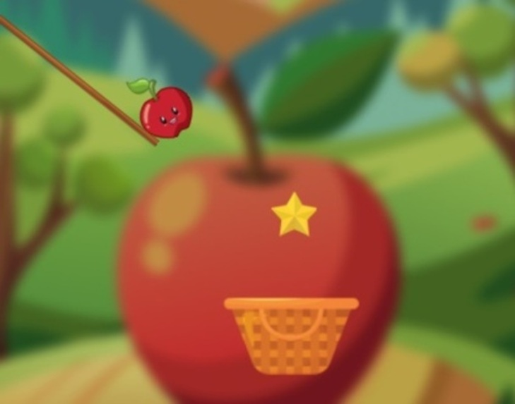 Гульня Apple Drop Adventure онлайн