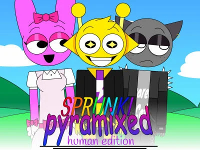 Гульня Sprunki Pyramixed: Human Edition онлайн