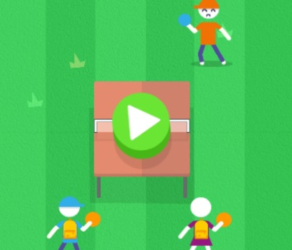 Гульня Stickman Ping Pong 2 онлайн