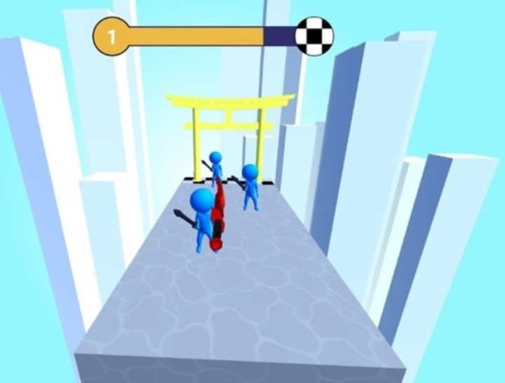 Гульня Майстар ляза Ninja Slash  онлайн