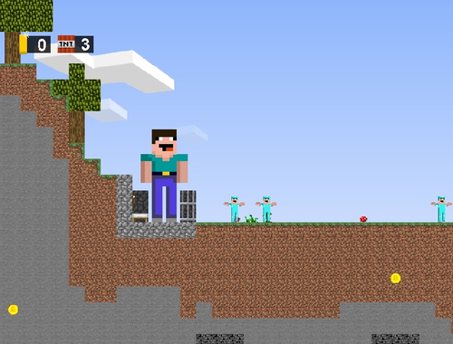 Гульня Noob Giant  онлайн