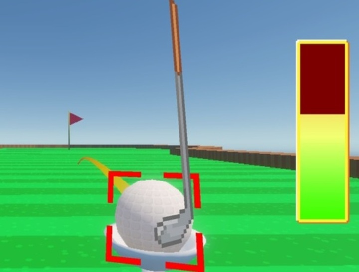 Гульня Super Mega Power Golf 3D  онлайн