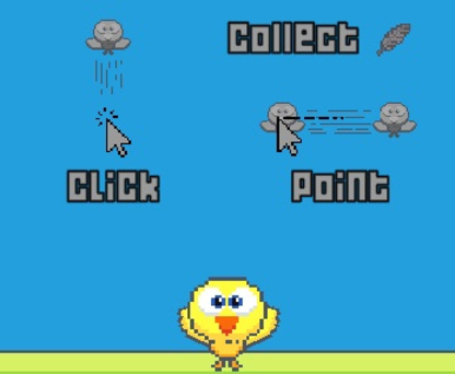 Гульня Duckyfly Go!  онлайн