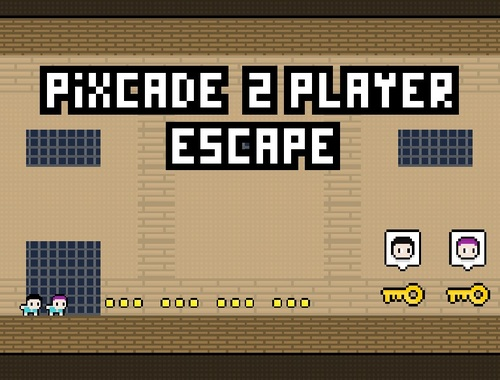 Гульня Pixcade 2 гульца ўцёкі  онлайн