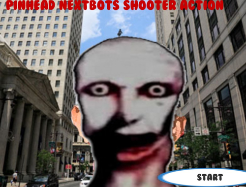 Гульня Pinhead NextBots Shooter Action  онлайн