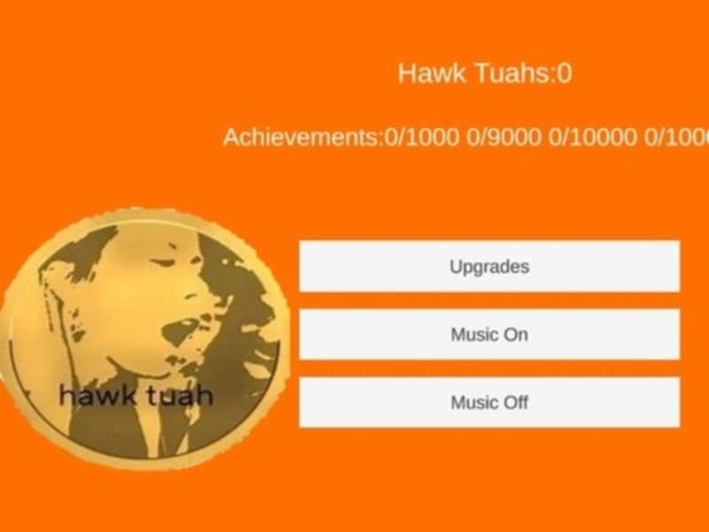 Гульня Hawk tuah Clicker  онлайн
