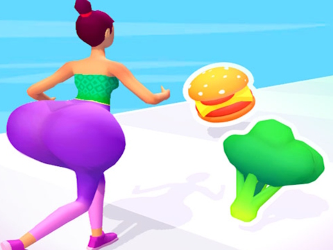 Гульня Twerk гэта! Раса цела 3D  онлайн