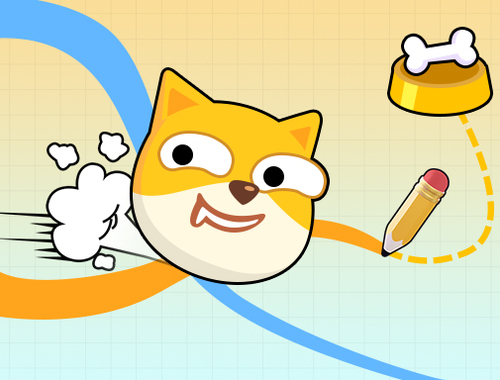 Гульня Doge Rush маляваць хатні галаваломку  онлайн