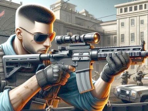 Гульня Упэўнены, што стрэл  онлайн