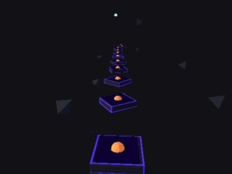 Гульня Плітка Hop Ball Music  онлайн