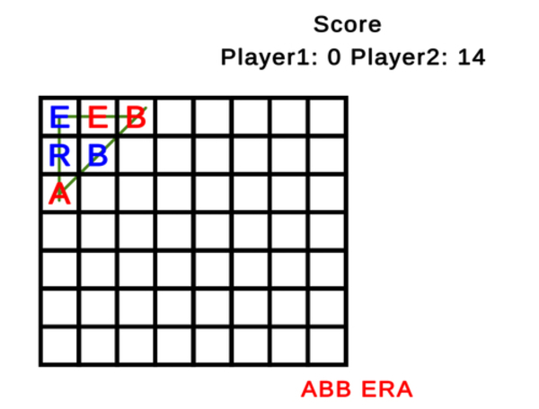 Гульня Слова tic tac toe  онлайн