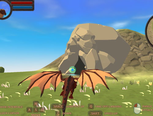 Гульня Сімулятар Dragon 3D  онлайн