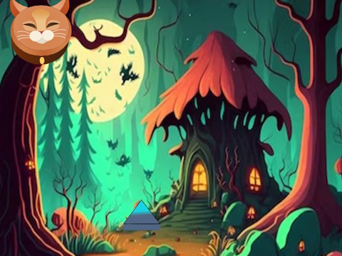 Гульня Дзяўчына пазбягае небяспечных ведзьмаў  онлайн