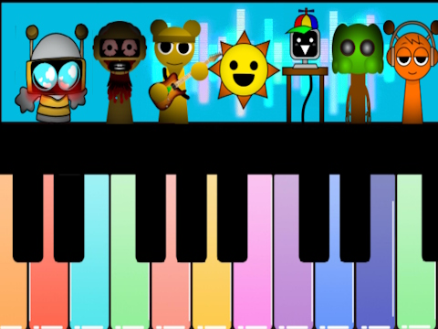 Гульня Sprunki Piano Explorer  онлайн