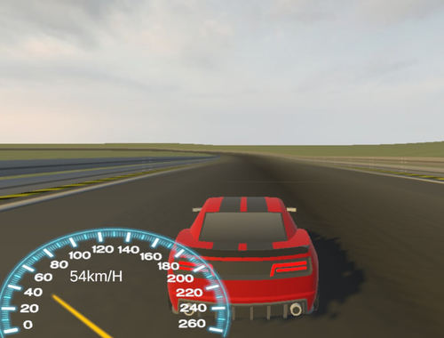 Гульня Чырвоны аўтамабіль F8 RACETRACK  онлайн