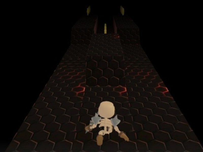 Гульня Skelton Boss Runner  онлайн