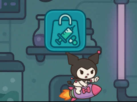 Гульня Лабараторыя Kitty Kuro Escape  онлайн