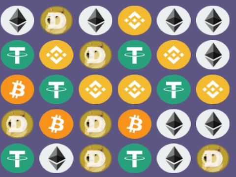 Гульня Crypto Coin Clash Mania  онлайн