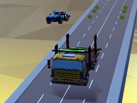 Гульня Turbo Racer 3D  онлайн