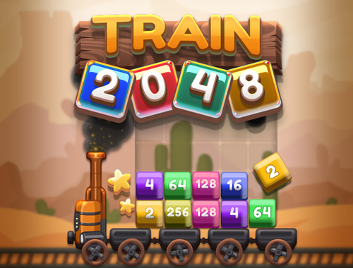 Гульня Цягнік 2048 г.  онлайн