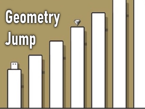 Гульня Geometryjump  онлайн