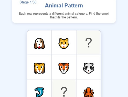 Гульня Emoji sort 30  онлайн