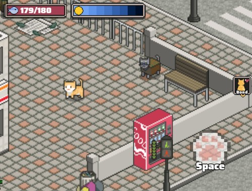 Гульня Pixel Cat Simulator мае хатнія жывёлы  онлайн